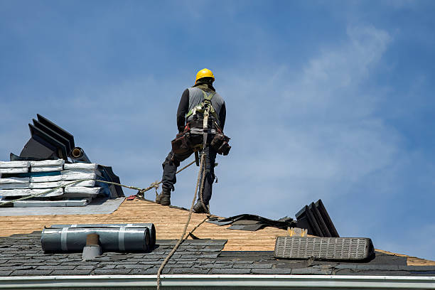 Professional Roof Replacement technician working in Powell Butte, OR